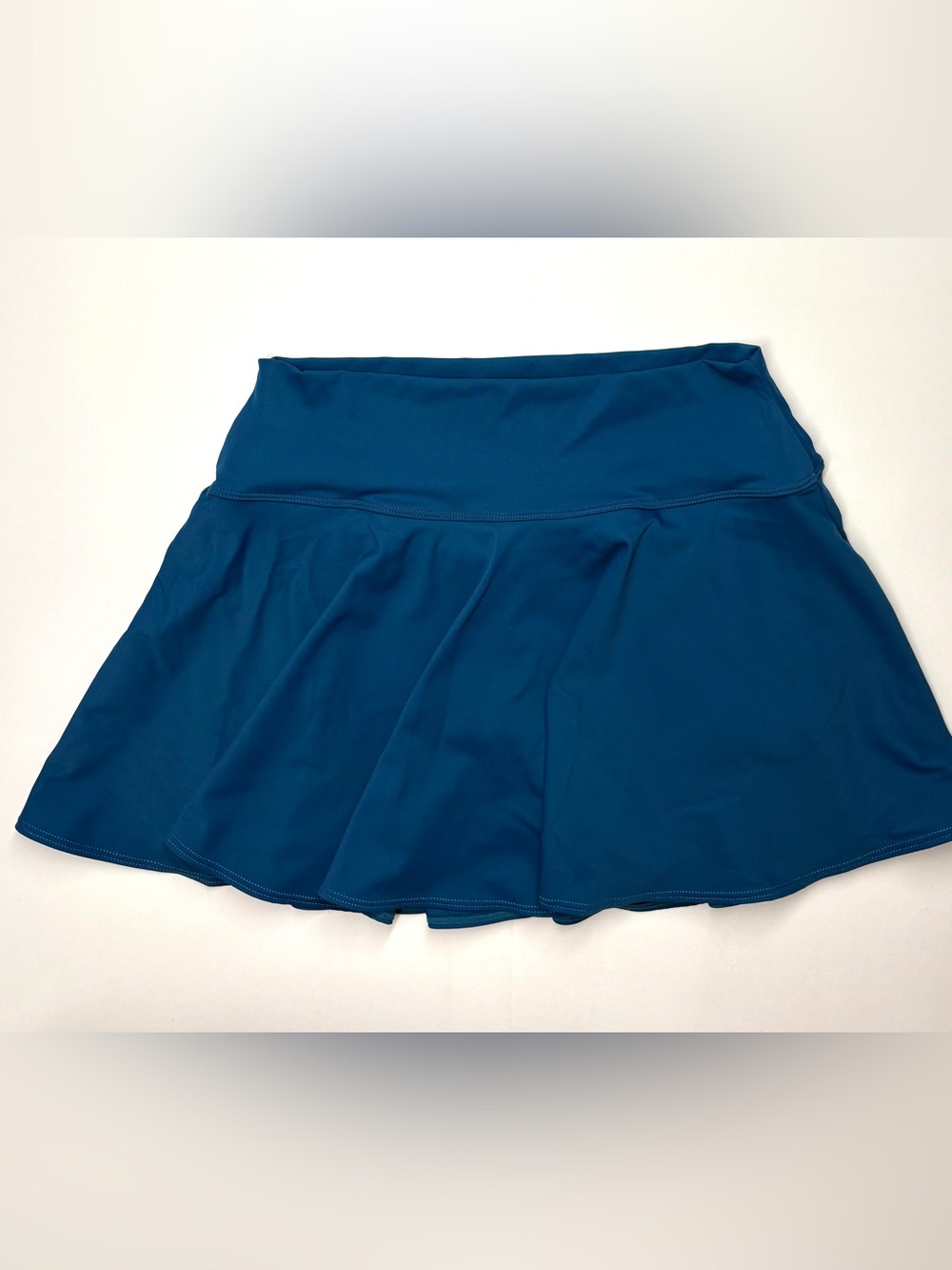 Women’s Teal Athletic Skort with Flared Skirt